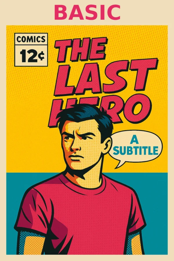Beispielbild BASIC Artikel im Comic Pop Filmposter Stil