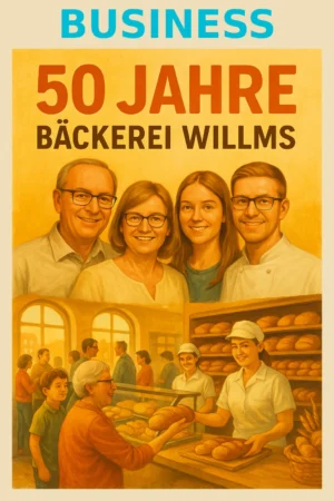 Beispielbild BUSINESS Artikel 50 Jahre Jubiläum Bäckerei Willms Familie