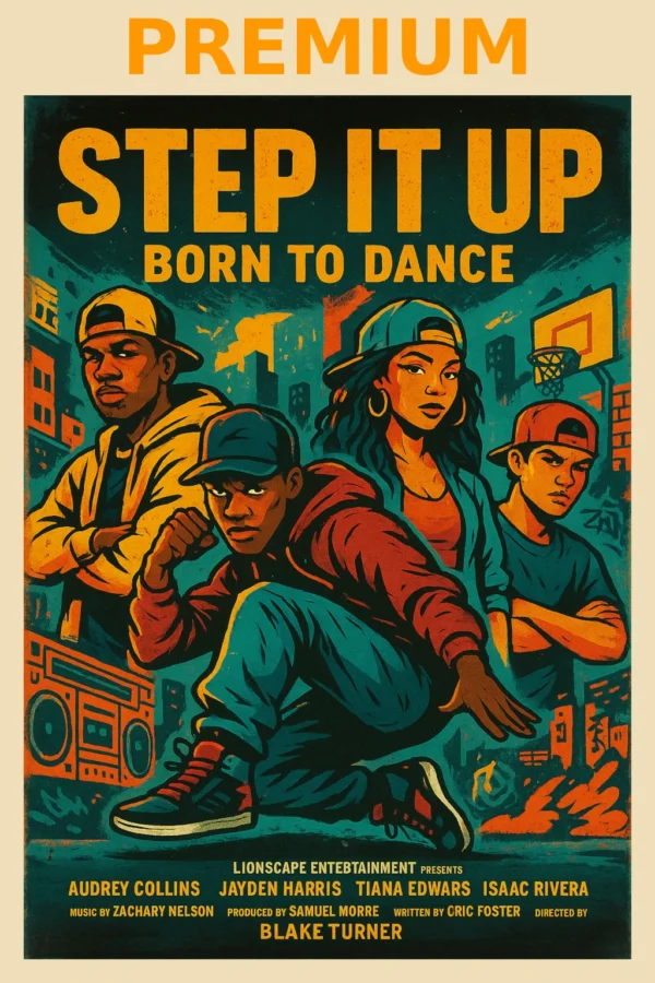 Beispielbild PREMIUM Artikel Filmposter mit Hip Hop Bezug