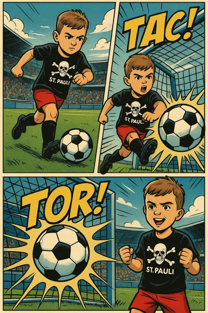 Comic Seite St. Pauli Torjäger