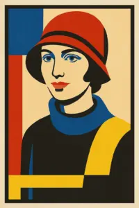 Beispiel Kunst aus Fotovorlagen: Bauhaus / Konstruktivismus