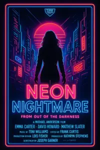 Beispiel künstlerische / gestalterische Richtungen bei Filmpostern: Neon Stil