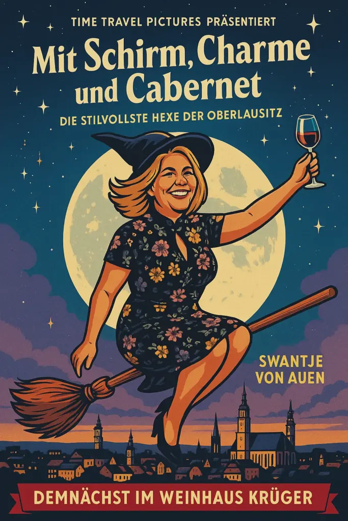 Humorvolles und charmantes Poster im Stil eines retroinspirierten Filmplakates der 1950er - 1960er Jahre